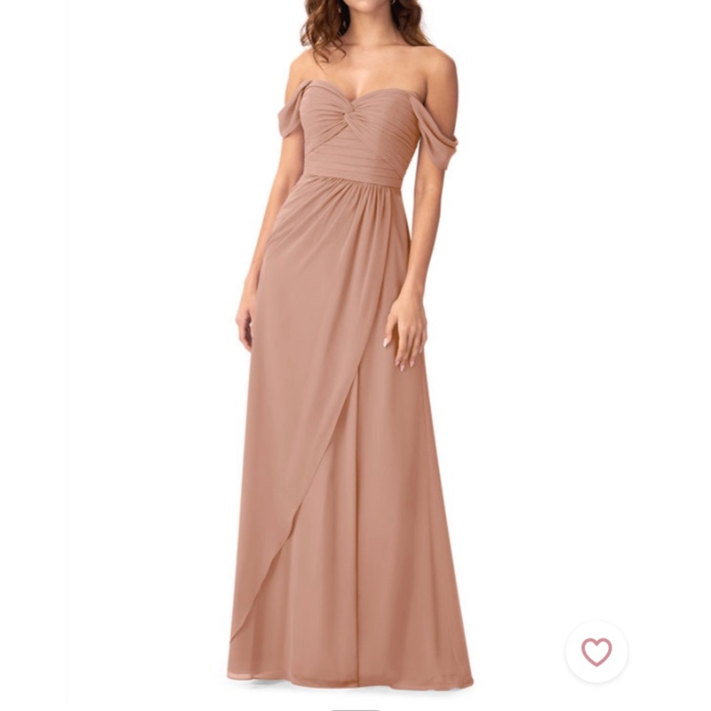 NWT Azazie bridesmaid dress - Millie- champagne rose